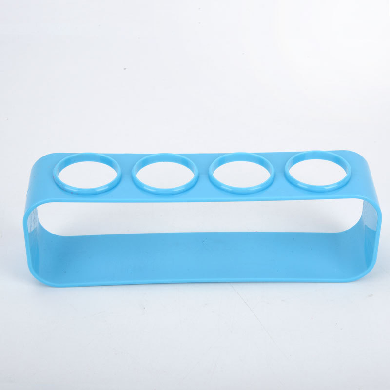 科学实验四孔试管架塑料试管架儿童学生科学实验室辅助器材玩具