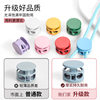 Press Spring Buckle Colorful Two-Hole Metal Pig Nose Buckle Rope Stop Buckle down Jacket Adjustment Buckle Sliding Elastic Buckle