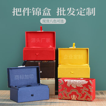 Buddha beads handstring box pendant pendant brocade box necklace ring bracelet box jewelry gift box wholesale