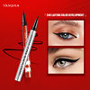 Yanqina Silver Tube Eyeliner Quick-Drying Long-Lasting Cool Black Big Eye Waterproof Liquid Eyeliner Pen Southeast Asia
