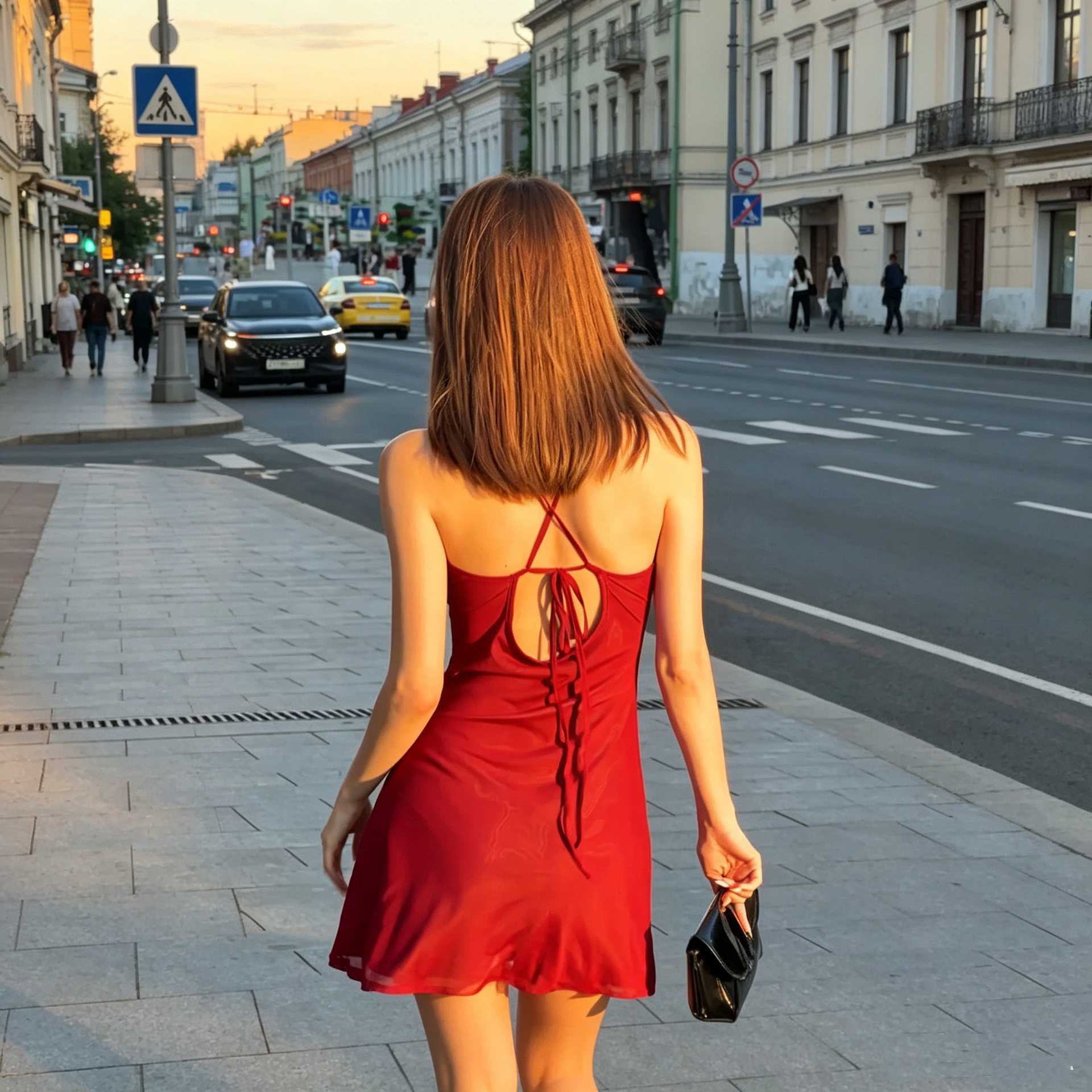 Summer Womens Dress Solid Color V Neck Slim Fit Backless Waist Defined Casual Street Style Wholesale Available