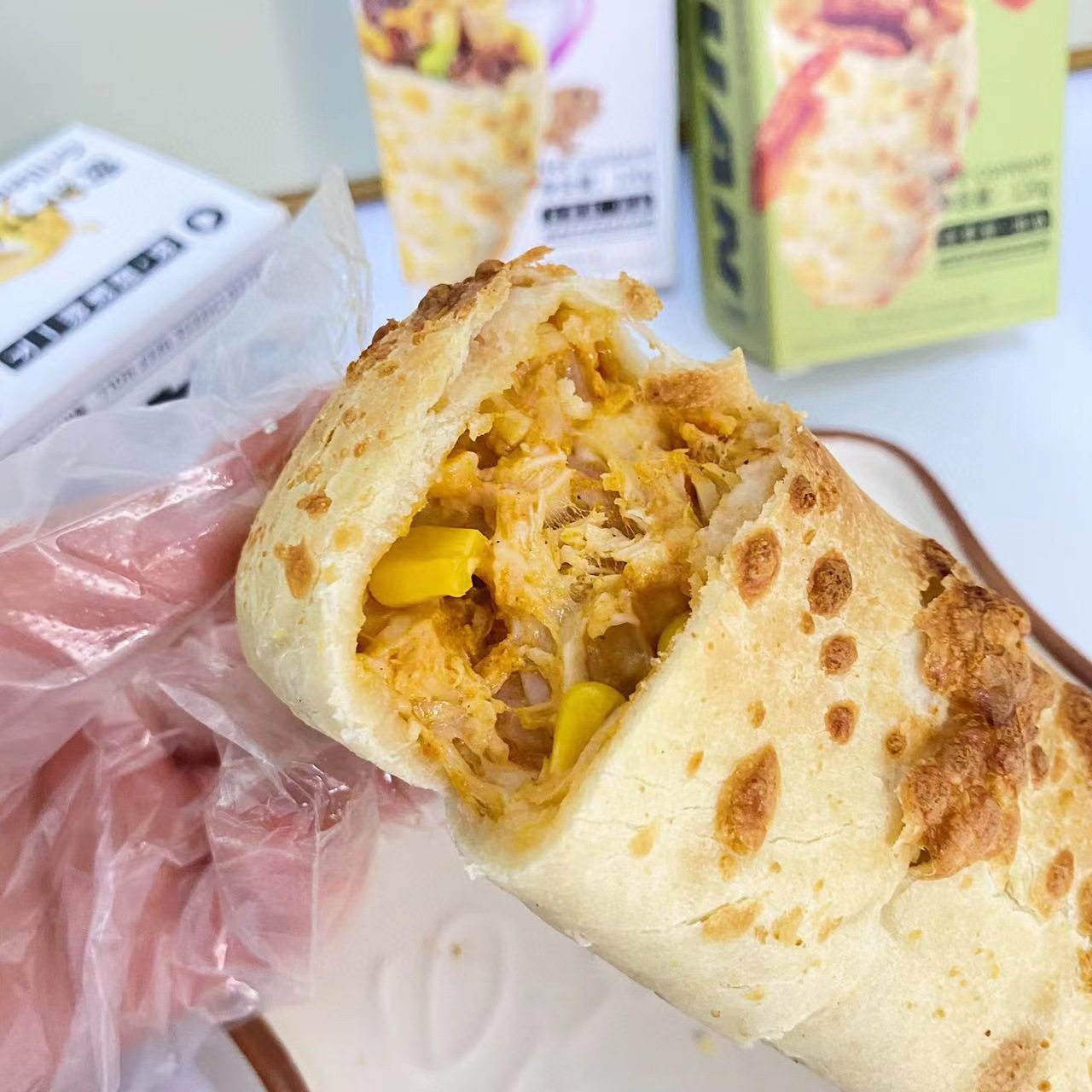 Baiqixuan cheese beef roll baiqixuan secret chicken roll breakfast air fryer semi-finished products