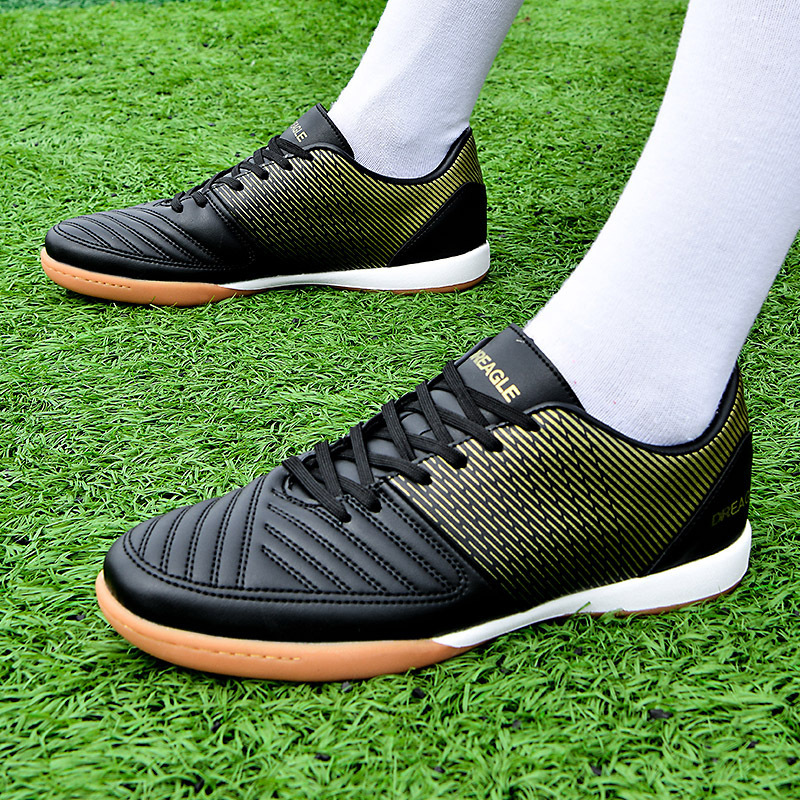 Giày bóng đá nam cổ thấp đinh gãy tập luyện thi đấu size 38-45 — DR07 đinh gãy đen trắng, DR07 đinh gãy vàng đen