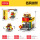 Lele Brothers Mini Street View совместим с моделью здания Lego City, детской образовательной сборкой, строительным блоком, игрушкой-подарком mini 17