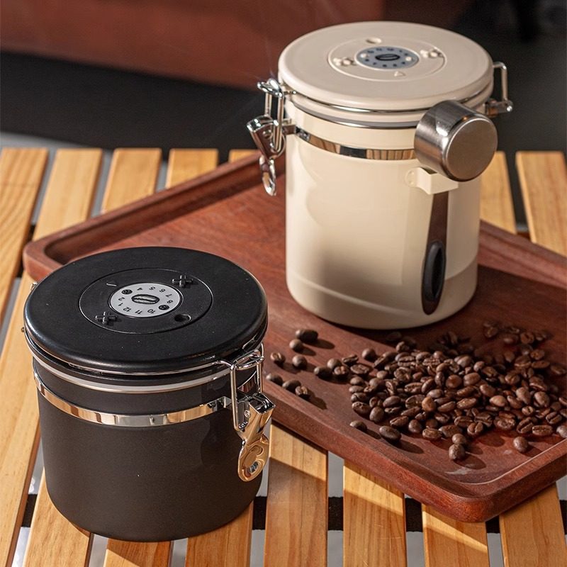 Carefully Selected Coffee Beans Stainless Steel Sealed Jar Coffee Powder Storage Jar Milk Powder Tea Jar Cat Food Dog Food Jar