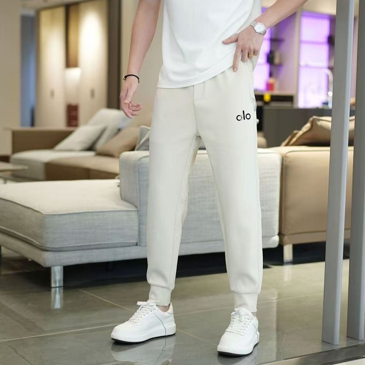 2025秋季新款裤子男士是潮流修身百搭运动休闲裤塔里小脚裤透气裤