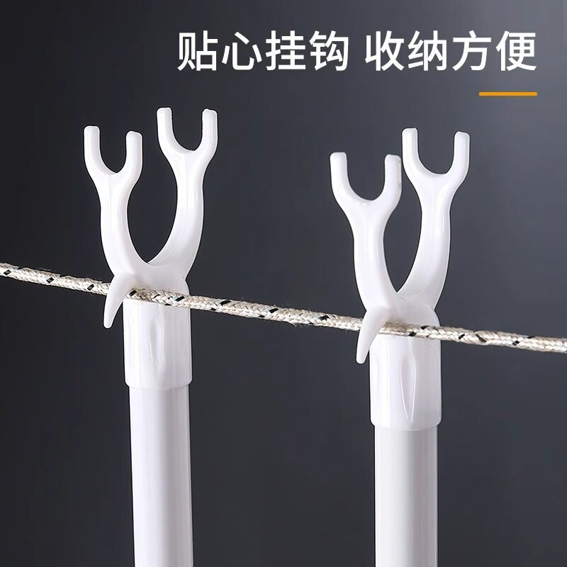 Clothes Drying Rod for Home Use, Extendable Clothes Hanger Rod, Clothes Drying Rack, Clothes Hanging Rod, Clothes Picker Rod