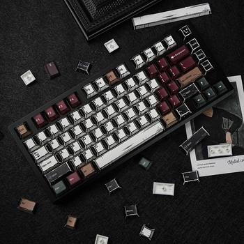 Comic Mixed Light Pbt Five-Sided Sublimation Keycap Phonetic Arabic Korean German French Spanish Russian