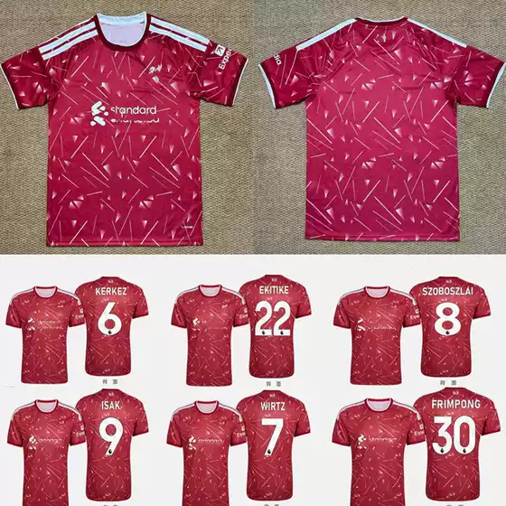 Cross-Border 26/27 Home Kit Salah Van Dijk Arnold Firmino Thiago Robertson Thai Version Jersey