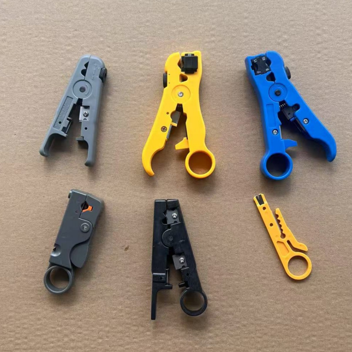 Multi-purpose coaxial cable stripper, cable TV cable strippe...