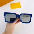 1 color blue frame Silver