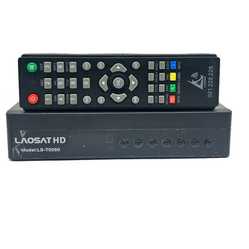 Southeast Asia Laos Fta Dvb-S2 High-Definition Tv Genuine Set-Top Box Laosat Digital Satellite