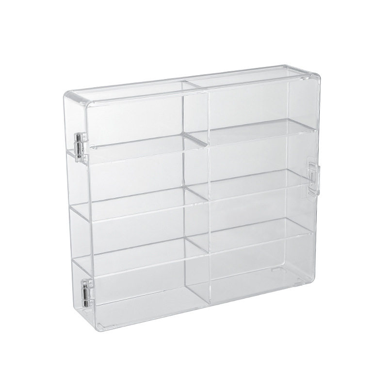 Factory direct 1:32 car model storage box display cabinet rack hot wheel dustproof transparent car box