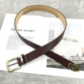 [dark coffee + gold] mosquito repellent rotating tail buckle belt