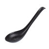 Commercial Malatang spoon melamine imitation porcelain drop-proof soup spoon with hook rice spoon black cherry blossom spoon breakfast cup