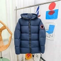 Navy blue red label