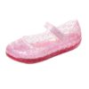 Cross-border new girls' jelly sandals colorful closed toe simple Princess beach shoes baby PVC sandals wholesale