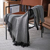 New Waffle Knitted Nordic Style Simple Blanket Ready for Delivery Wool Blanket