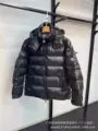 Glossy black inner cotton jacket