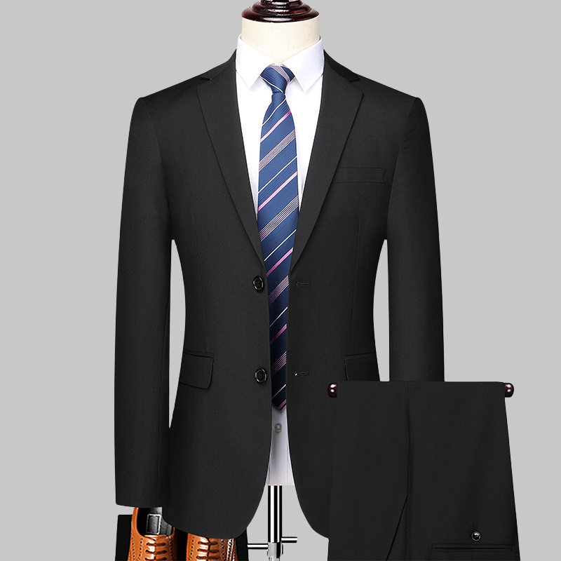 Bộ Vest Nam Dáng Ôm, Bộ Comple Veston Công Sở Hai Món, Vest Chú Rể, Lễ Phục Cưới Hỏi Màu Đen, Xanh Navy, Xám