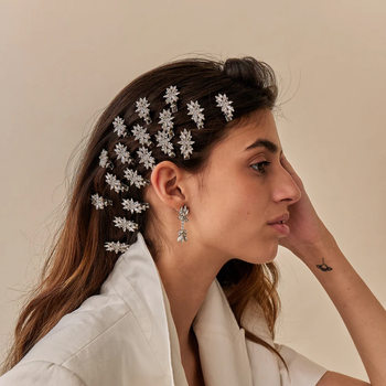 Cross-border Explosions Rhinestone Hairpin Simple Bangs Clip Elegant Temperament Half-ball Head Cap Duckbill Clip Fashion Headwear