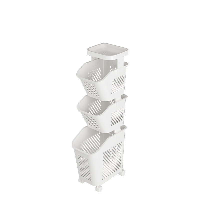 Narrow Gap Laundry Basket for Home Use, Storage Bin for Dirty Clothes, Bathroom Partition Floor Rack