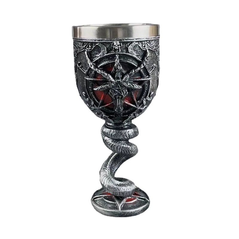 Game of Rights Water Cup Bar Creative 3D Sculpture Personalized Beer Cup Beverage Resin Wine Goblet