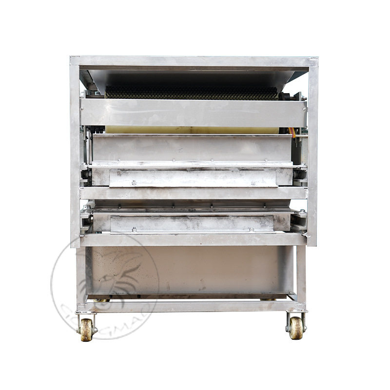 Stainless Steel Nut Sheller Double-Layer Abalone Walnut Pecan Almond All-In-One Opening Equipment