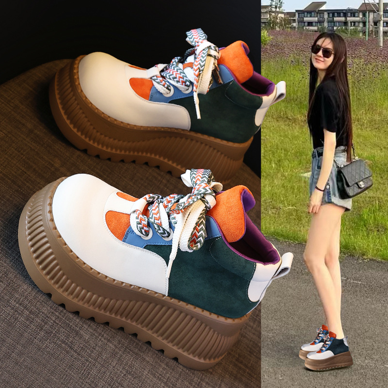 (Mới) Mã B1992 Giá 1220K: Giày Thể Thao Nữ Wetdi Đế Mềm Hàng Mùa Xuân Thu Đông Tăng Chiều Cao Đế Cao Giày Dép Nữ Chất Liệu G04 Sản Phẩm Mới, (Miễn Phí Vận Chuyển Toàn Quốc).