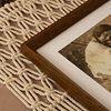 Walnut color solid wood large photo frame wall mounting frame frame A4 a3 36 inch puzzle frame wall frame wholesale