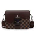 Brown square with brown shoulder strap 2179#