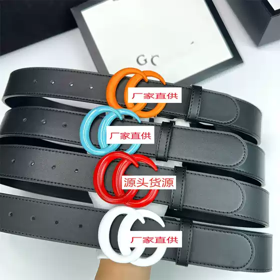 Ancient New GG letter buckle leather belt fashion casual business men's and women's belt all-match denim suit waistband