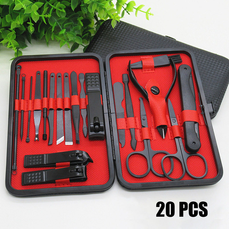 Stainless steel nail clippers wholesale pedicure Clippers nail clippers suit 7-piece set nail tools full set