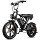 Оседлать широкую шину электрического мотоцикла с литиевой батареей, 20-дюймовую толстую шину электрического велосипеда, велосипед для взрослых, трамвай mini 4