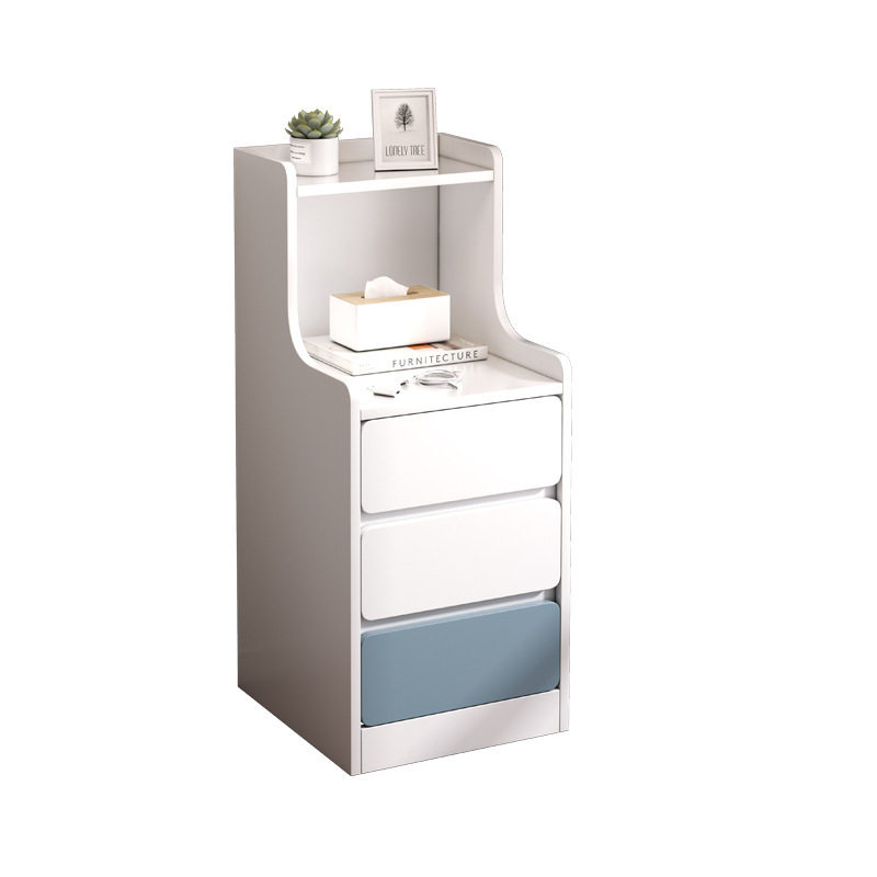 Bedside Table Small Simple Modern Storage Rack Super Narrow Bedroom Gap Cabinet Bedroom Home Storage Shelf