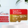 Suitable for Sandisk 128g Memory Card U3 A2 High-Speed Tf Dji Drone Gopro Sports Camera Mobile Phone Sd Card