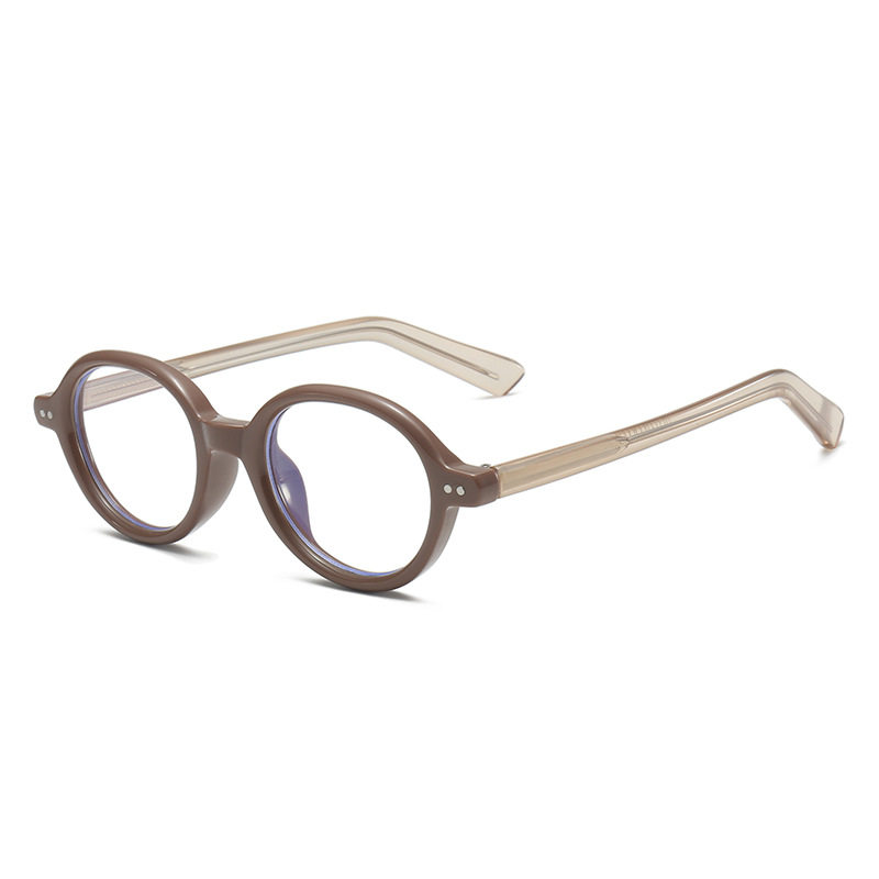 Little Red Riding Book Same Style Nerd Small Frame Anti-Blue Light Glasses Women's Korean Style Retro Oval Frame with Myopic Glasses