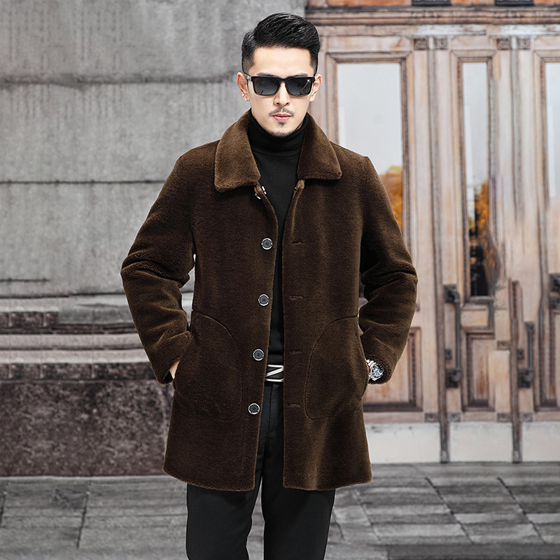 Áo Lông Nam Kín Cổ Hàng Mùa Xuân Thu Đông