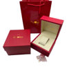 In-Stock Omage Omega Watch Box Leather Omega De Ville Series Packaging Box Storage Box Full Set Packaging Box