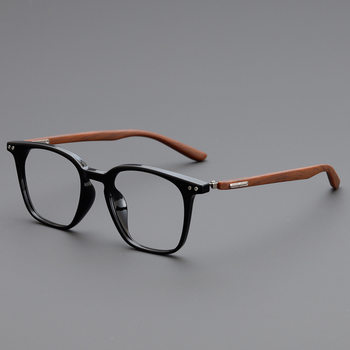 Japan and South Korea Retro Square Personality TR90 myopia glasses frame men's and women's flat glasses frame anti-blue light can be equipped with 0365