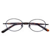 0236 Japanese and Korean retro oval myopia glasses frame artistic trendy men's and women's metal thin edge plain glasses frame with degrees