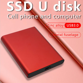 Cross-border multifunctional solid-state mobile hard disk 2T high-speed external mobile phone computer mobile hard disk expansion U disk