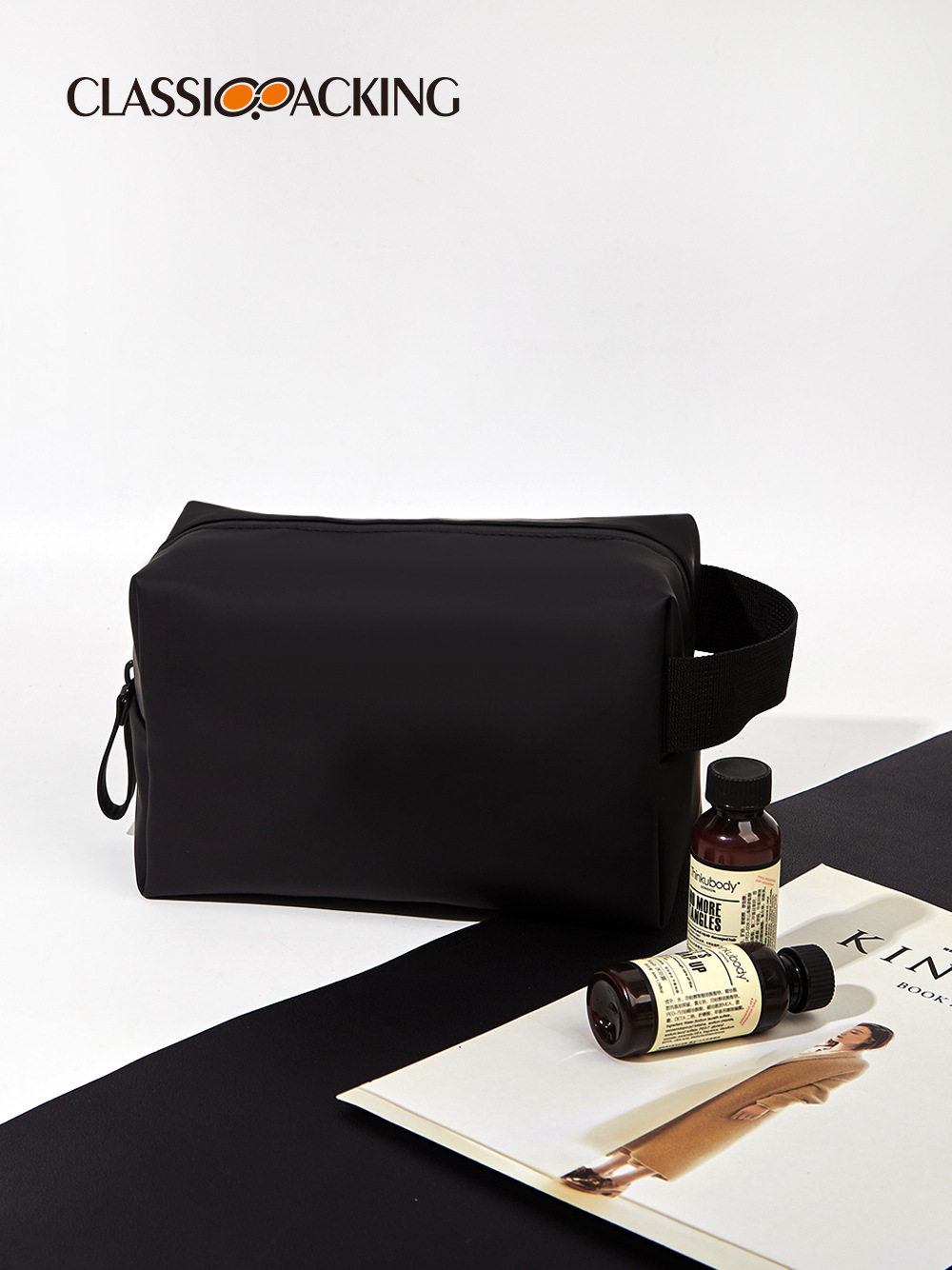 2025 PU Material Cosmetic Bag Travel Portable Wash Bag Large Capacity Beauty Storage Bag Printable Logo