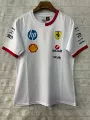 2025 White Ferrari Crew Neck