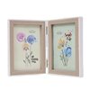 Factory wholesale two folding double-sided photo frame retro combination table 6 inch 7 inch conjoined photo studio photo frame frame ornaments