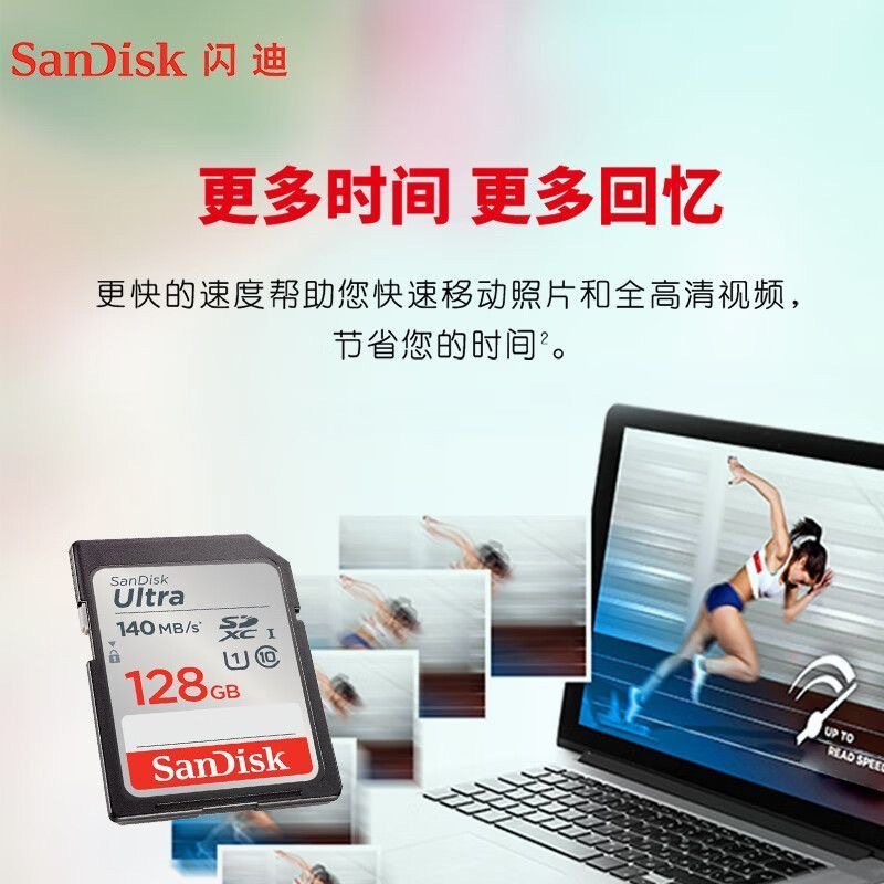 Used for Sandisk Memory Card Sd Card Camera Large Card 4K Digital Slr Suitable for Shooting Camera Monitoring Wholesale