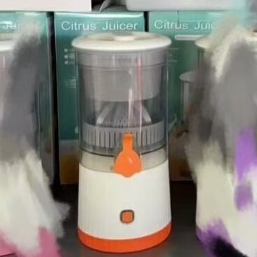 跨境家用小型榨汁机渣汁分离多功能电动榨汁机小型果汁便携橙汁机