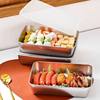 Cross-border Stainless Steel Towel Tray Outdoor Food Preparation Tray with Lid Baking Tray Household Refrigerator Storage Lunch Box Rectangular Square Tray