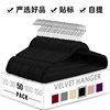 Cross-border Velvet Anti-slip Hanger Household Seamless Hanging Clothes Flocking Clothes Support Finisher Clothing Store Special Clothes Hanging