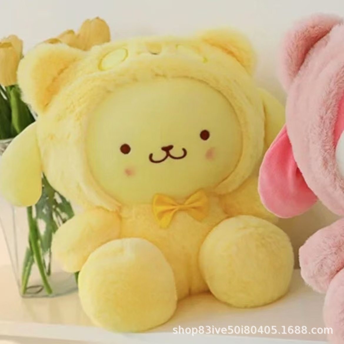 婚礼手抛娃娃8寸毛绒玩具公仔抓机娃娃定制logo